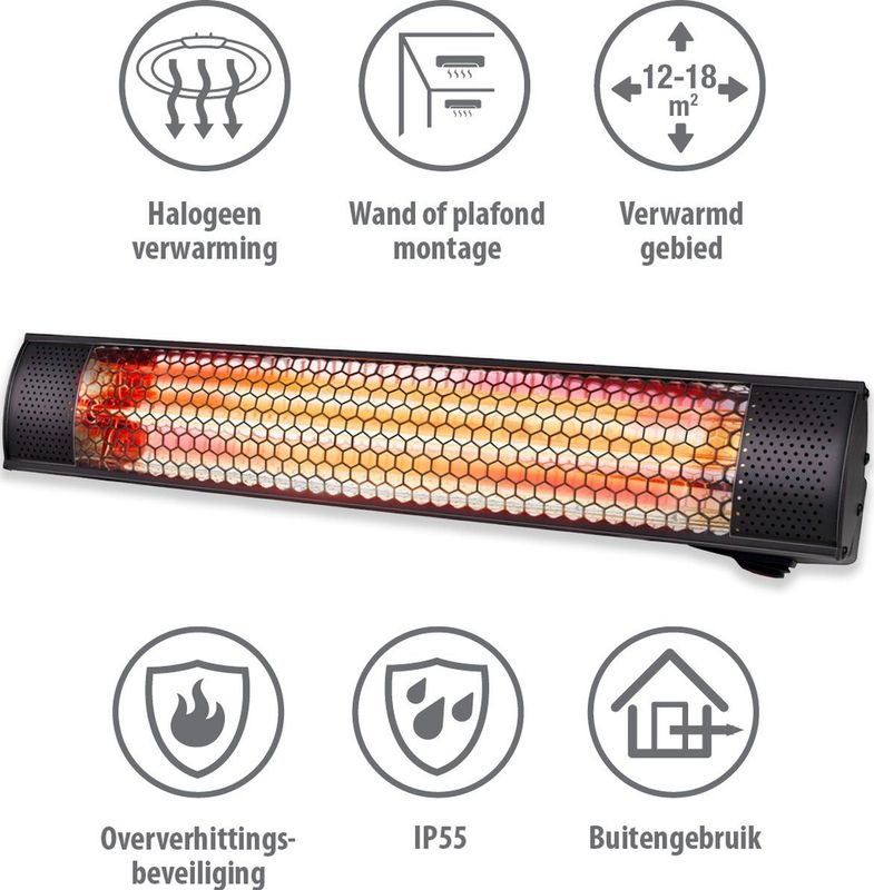 Alpina Heater Terrasverwarmer 2000W