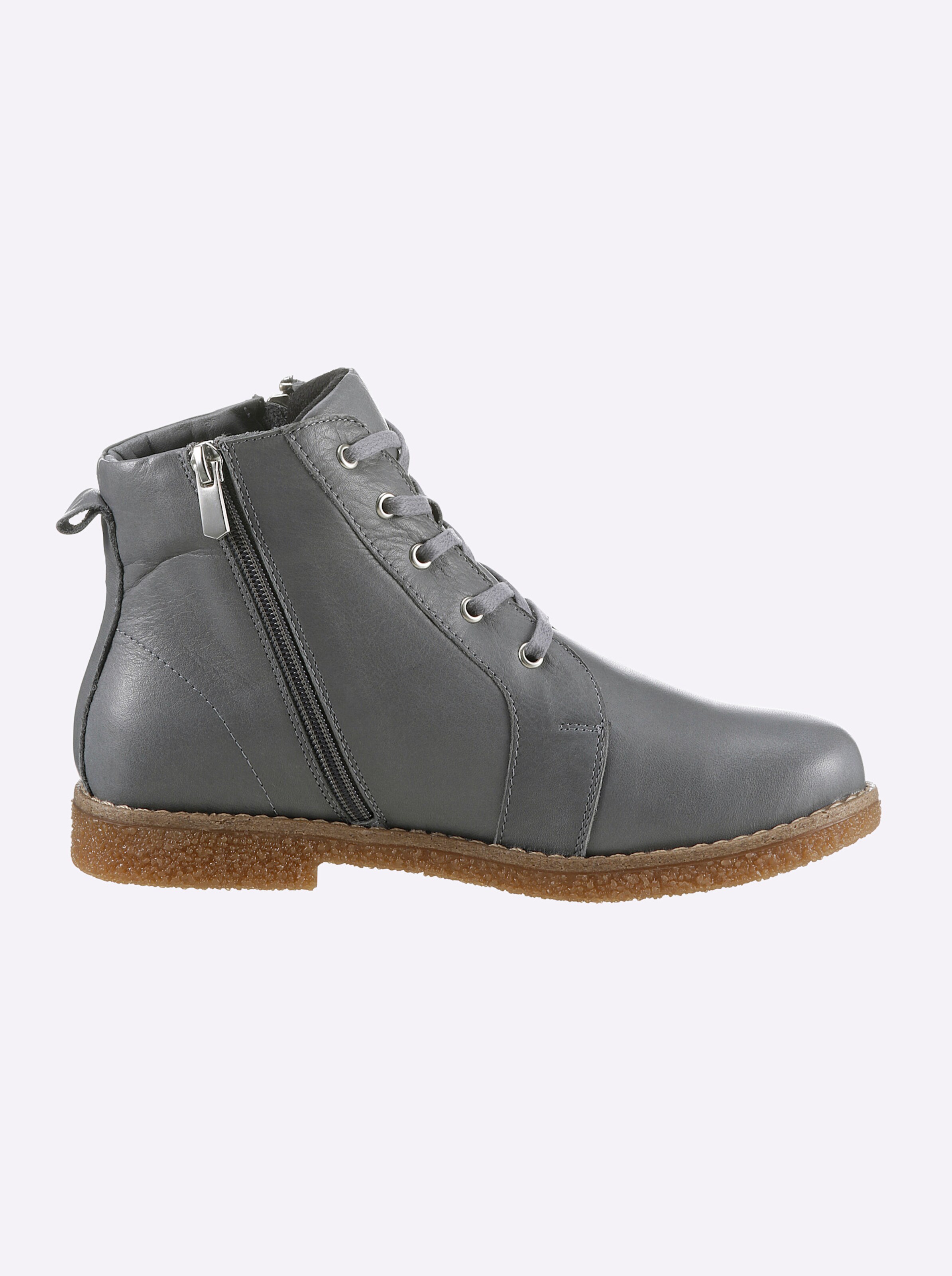 Andrea Conti Schnürstiefelette in grau