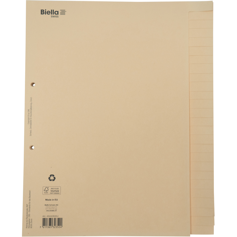 Biella Bauabrechnungs-Register, A4, Bauabrechnung