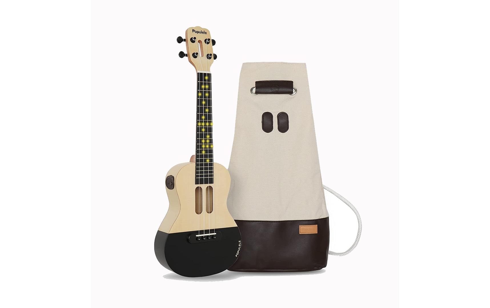Ukulele Populele U1<br>Smart-Ukulele mit LED-Anzeige-System