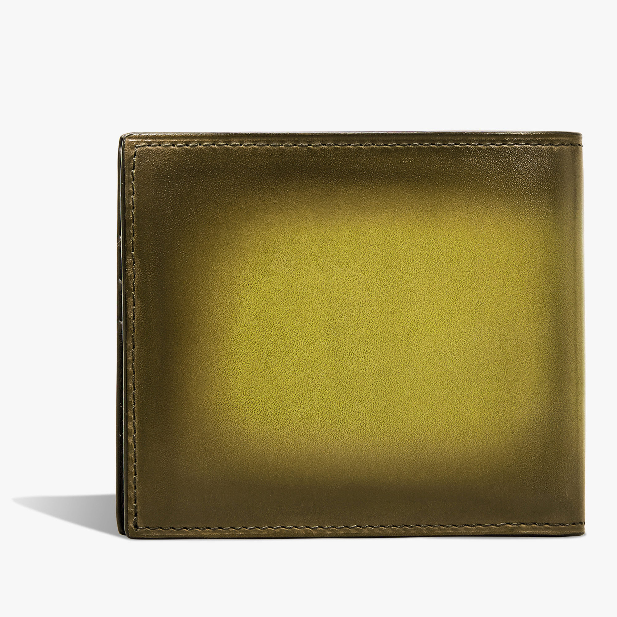 Portefeuille Makore En Cuir Scritto