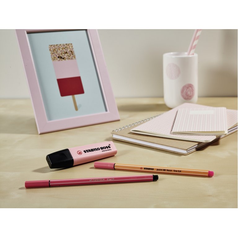 Stabilo Boss Original Textmarker Pastell, 4er-Set