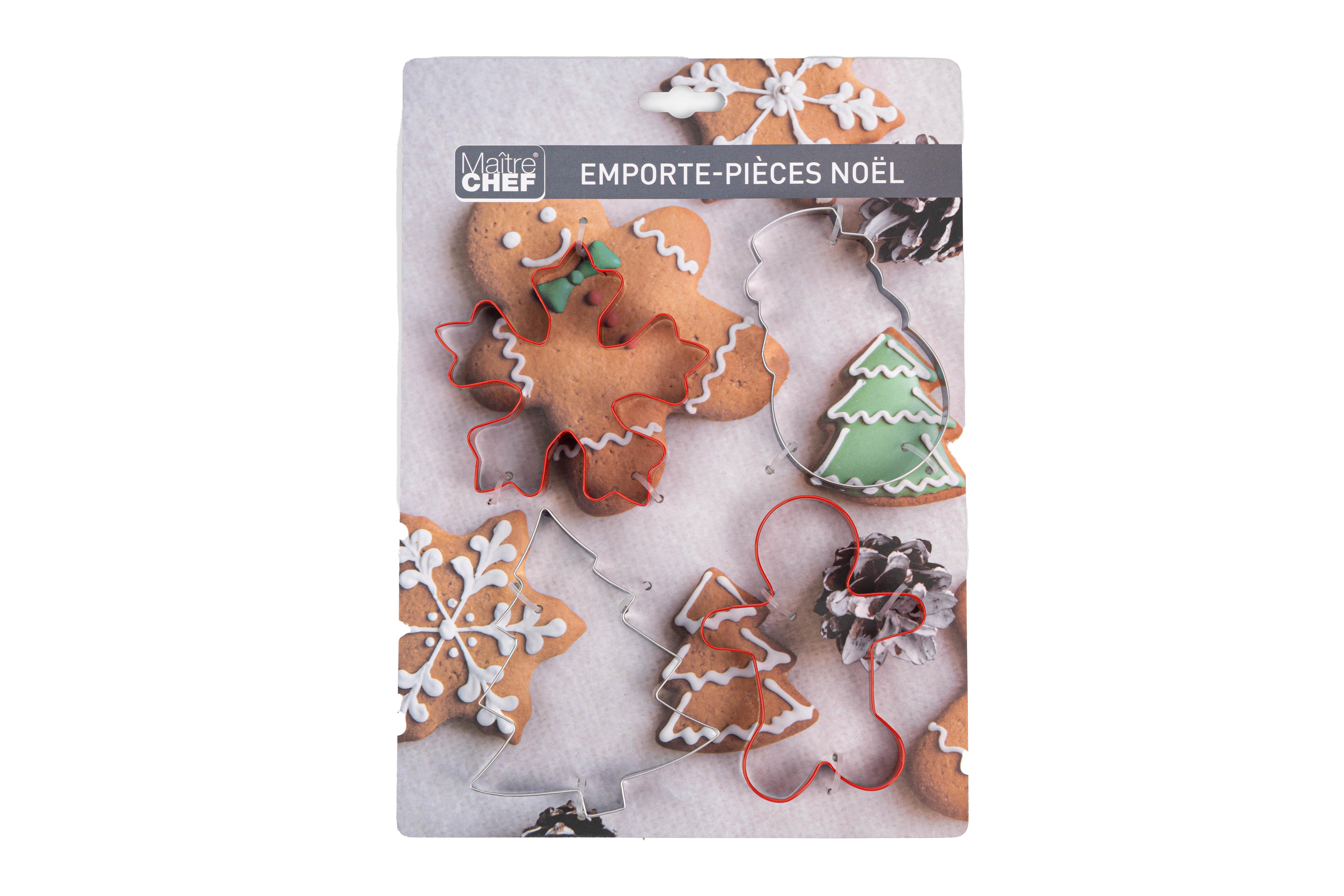 SET 4 EMPORTE PIECES NOEL