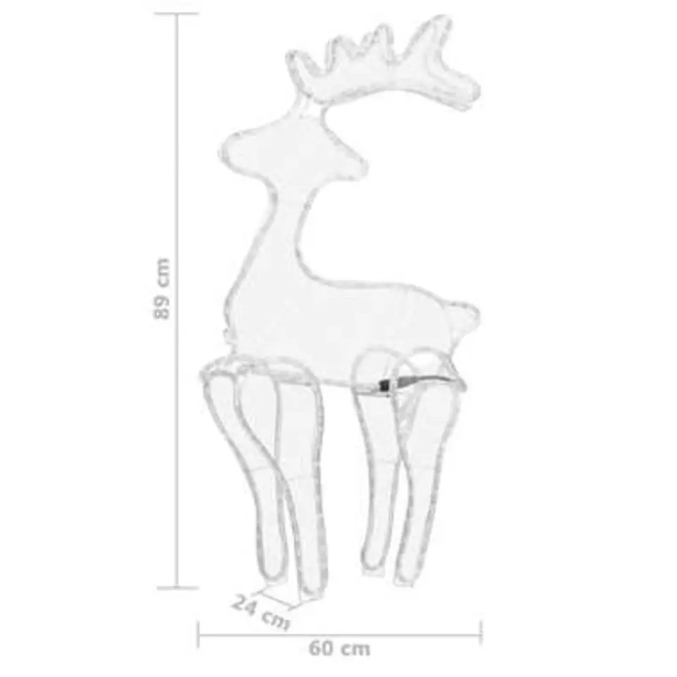 vidaXL - Kerstversiering - Warmwit