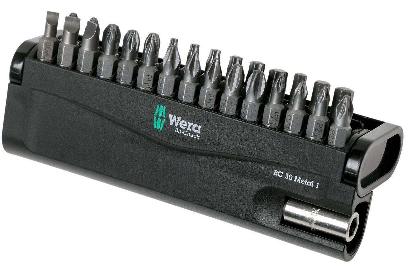 Wera Bit-Check 30 Metaal 30-delige bitset, 5057434001