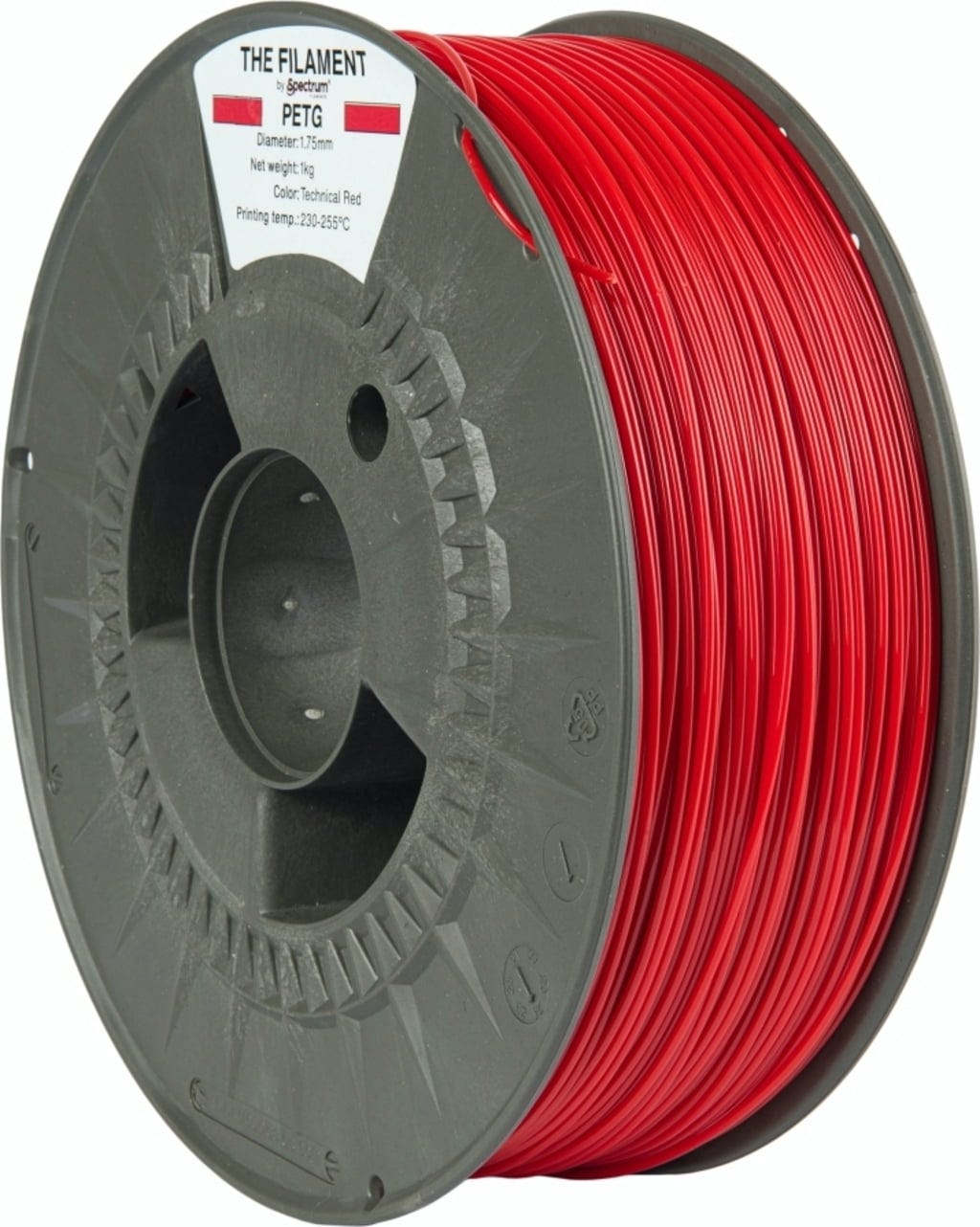 The Filament  PETG Technical Red, 1,75 mm / 1000 g    Erschwingliches PETG in Technical Red