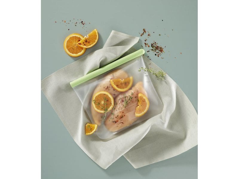 Lékué Frischhaltebeutel M 0.7 l Flache, 100% dichte Mehrwegtasche