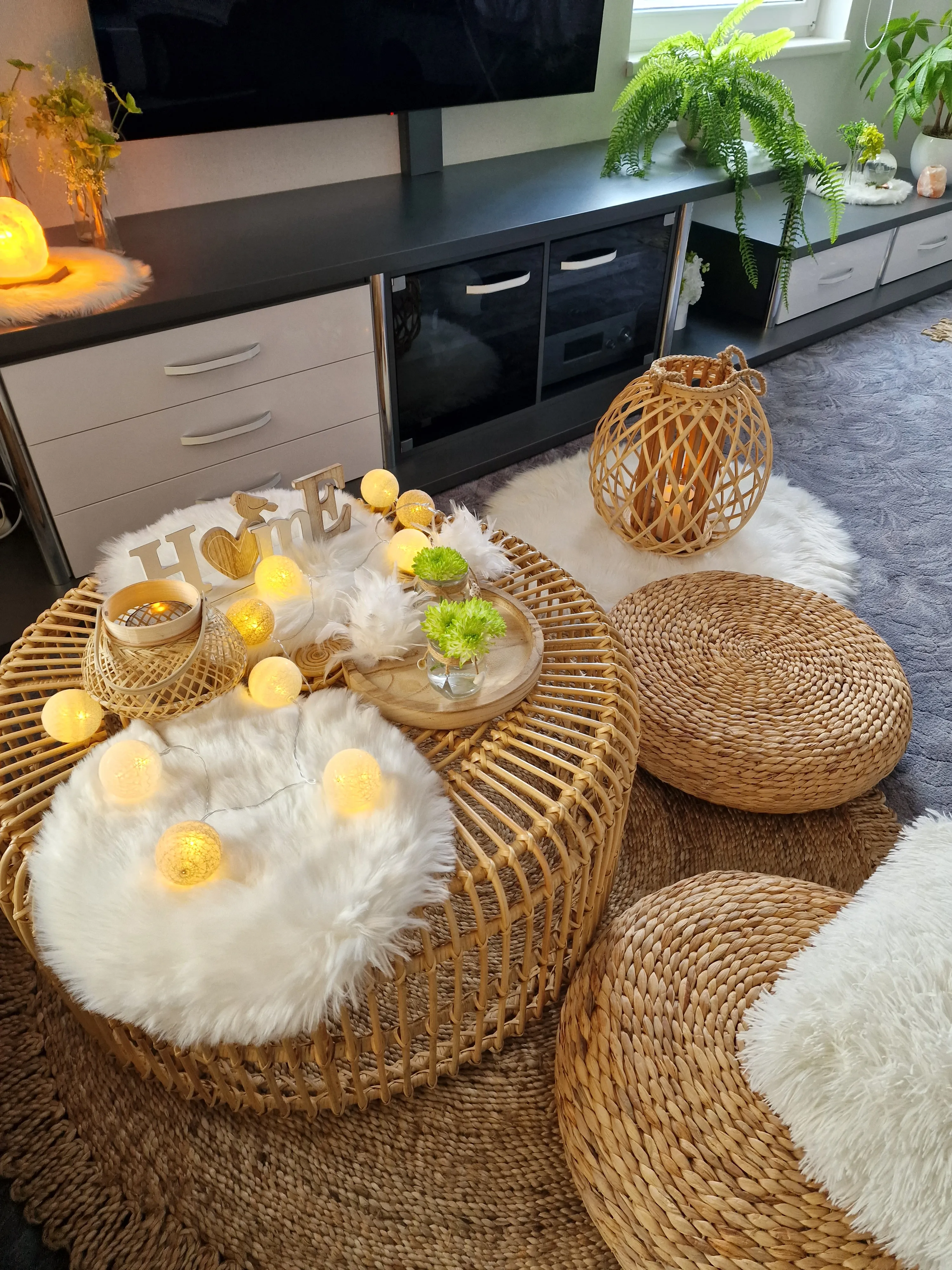 Vloerkleed ERENCE Beige ø 140 cm