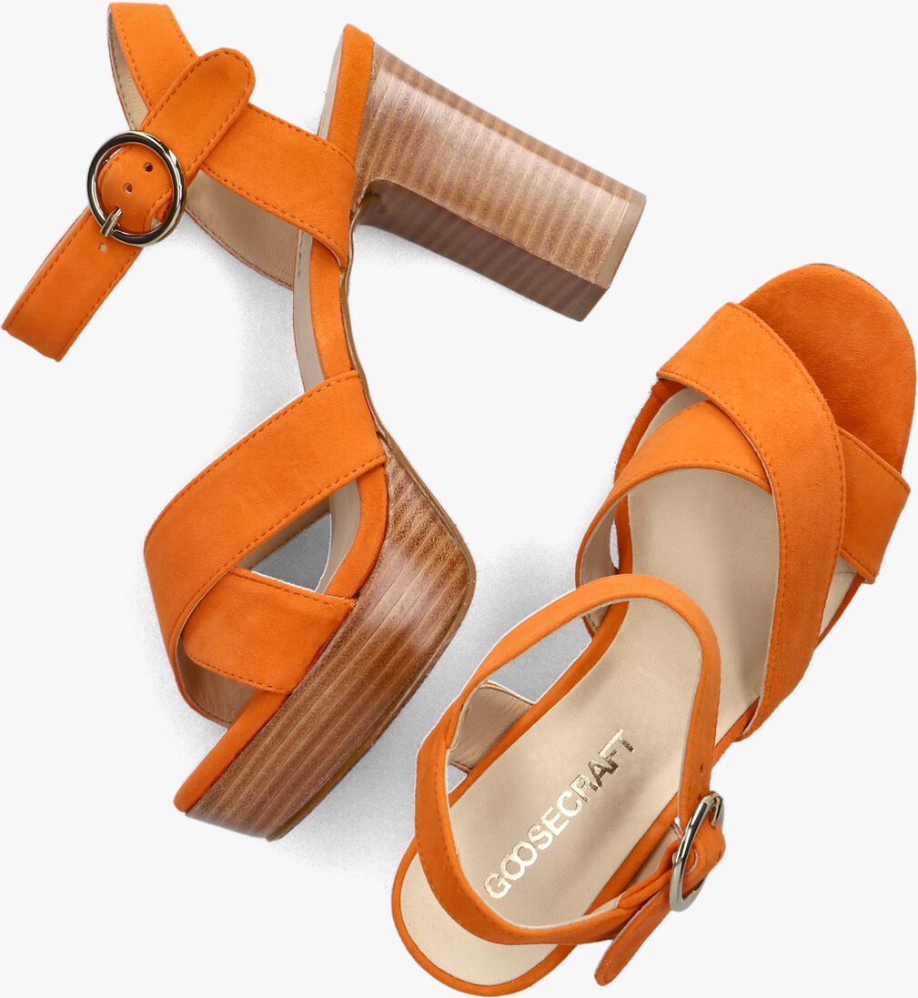 GOOSECRAFT oranje goosecraft sandalen malou 3