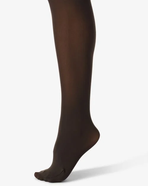 collant temp tech 40 deniers marron