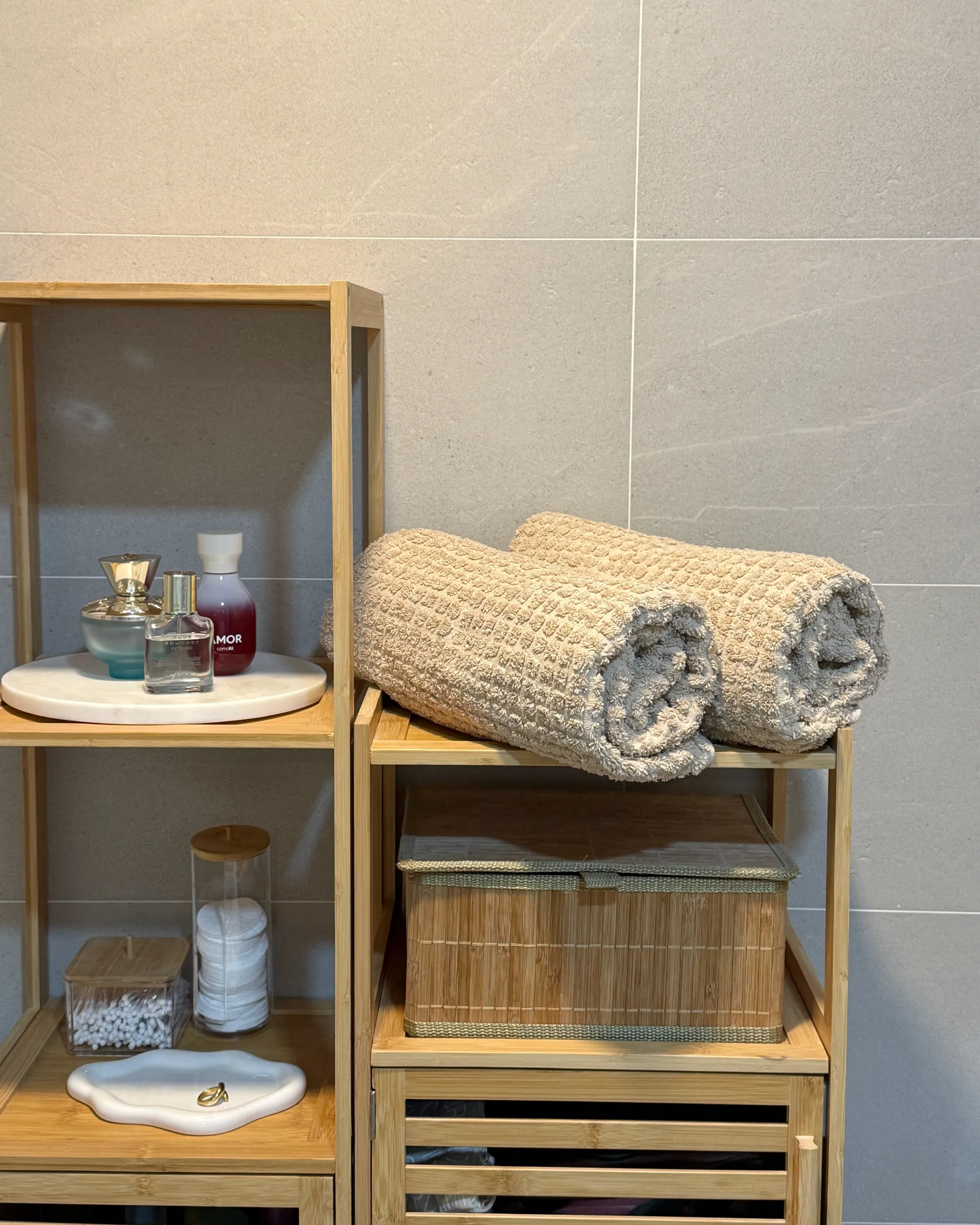 11-delige handdoekset ATAI Katoen Beige