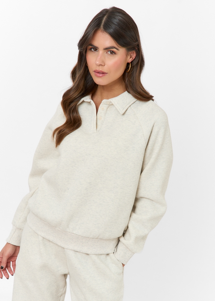 Gijsje sweater lichtgrijs