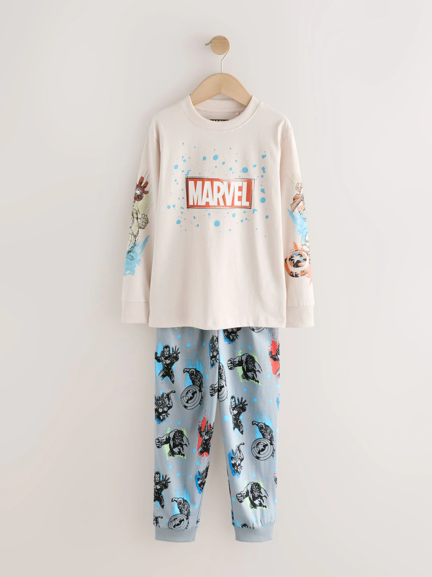 Meerkleurig Marvel - Licentie Joggingbroeken Pyjama's 2 verpakking (3-16jr)