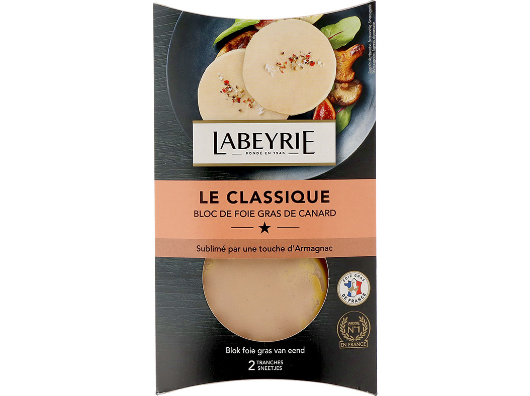 BLOC DE FOIE GRAS DE PATO LABEYRIE DUO 2 FATIAS 80G