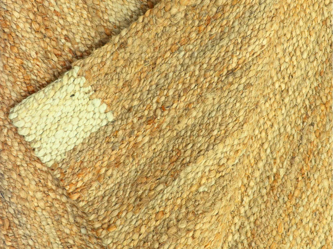 Tapis en jute tissé main - 160 x 230 cm - Naturel - ARAYA