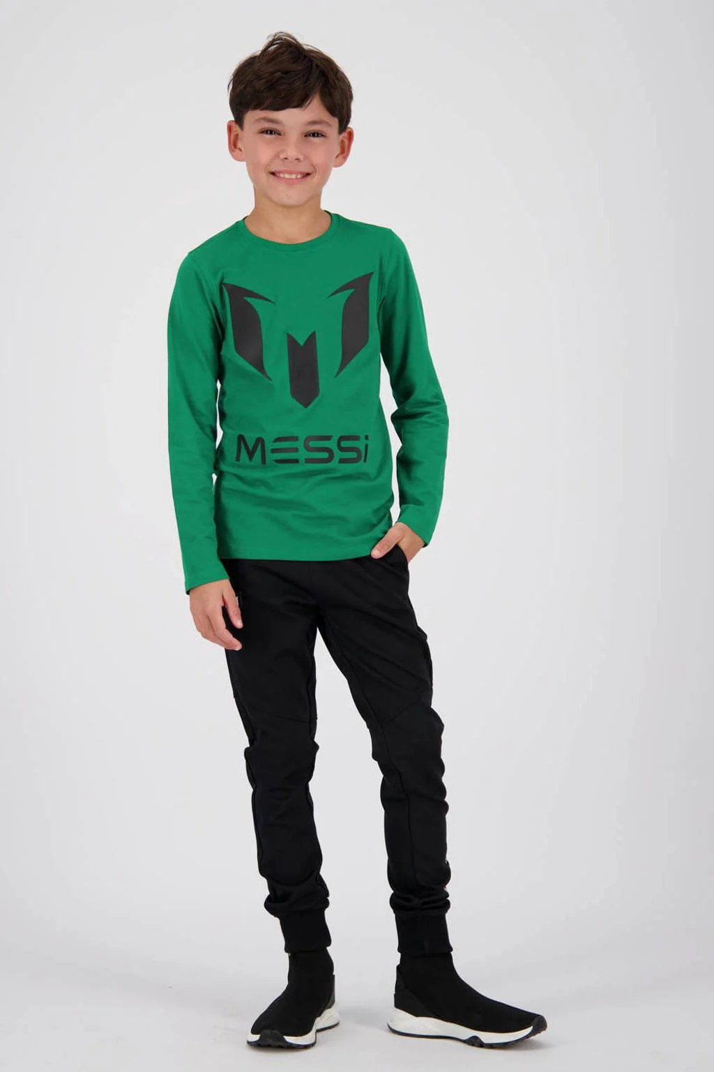 Vingino longsleeve Jueno met logo dennengroen