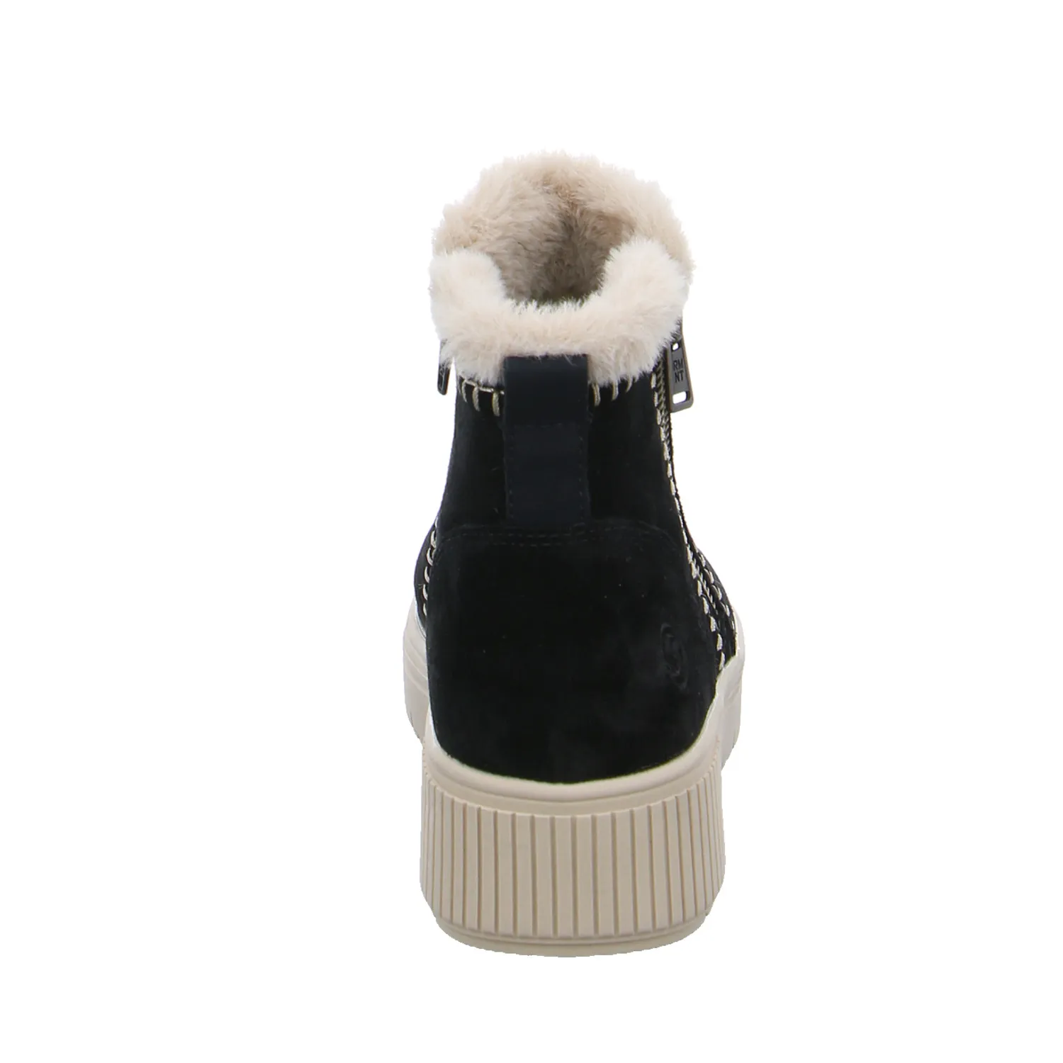 REMONTE Boot Schwarz Leder