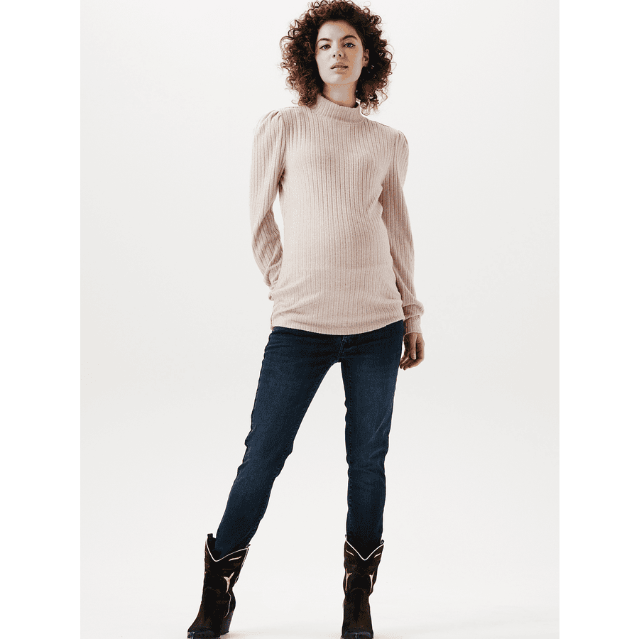 SUPERMOM Langarmshirt Casey Oatmeal