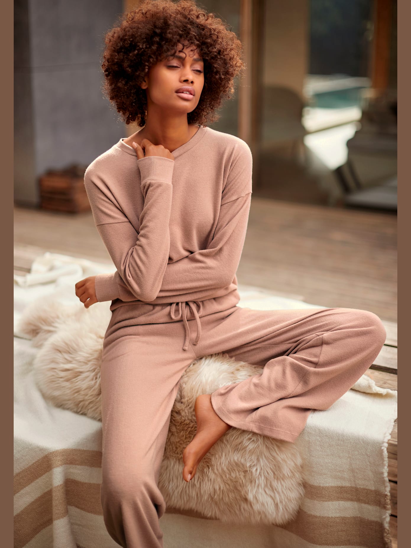 Pull en tricot pull confortable avec encolure ronde