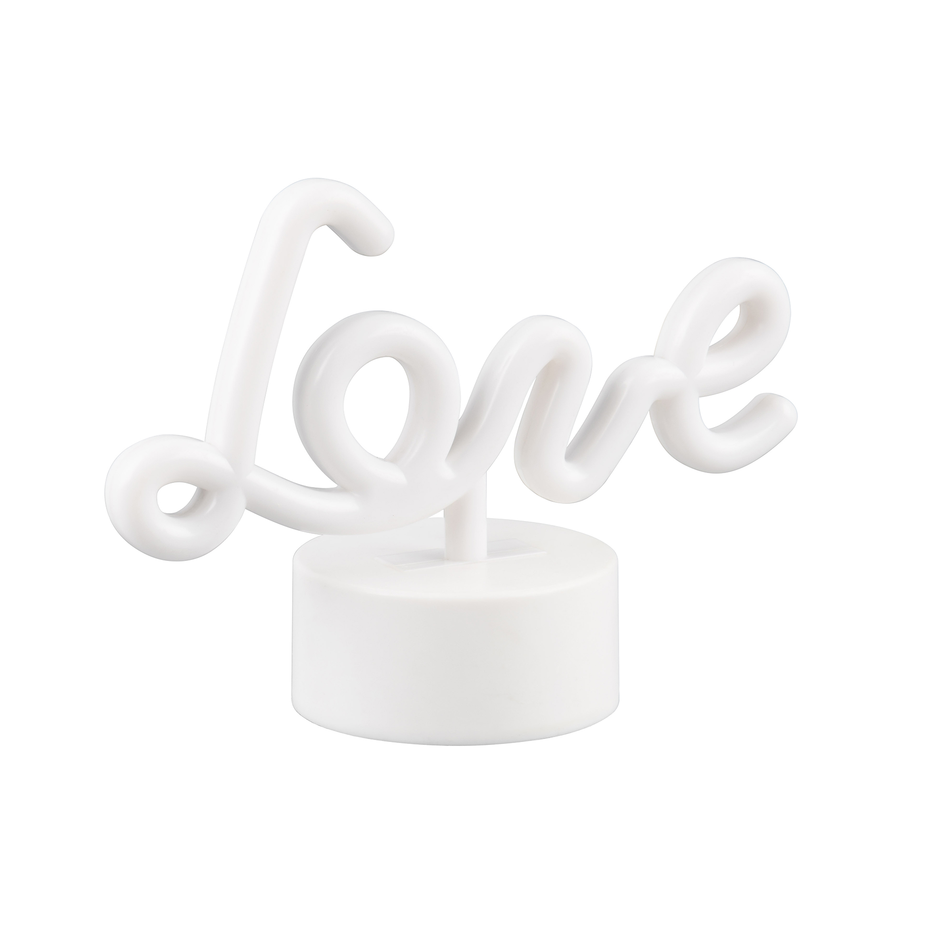 LED-Tischleuchte - weiß - 19,5 cm