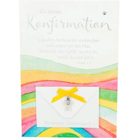 Depesche Klappkarte Zur Konfirmation Lass dich durch nichts erschrecken