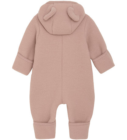 Huttelihut Overall - Wollfleece - Mahogany Rose m. Ohren