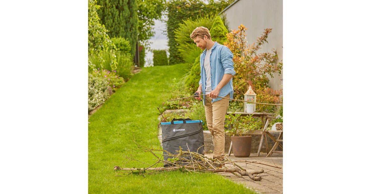 GARDENASnoeischaar PremiumCut Pro​ voor droog hout met aambeeldsnede  (Grijs/turquoise, 24 mm snoeidiameter)