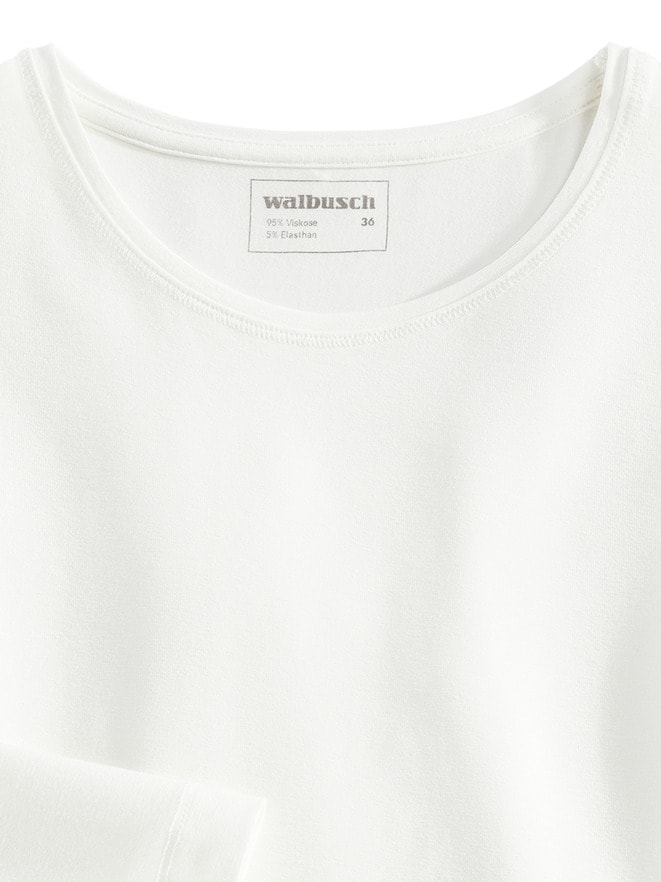 Viskose-Shirt Langarm