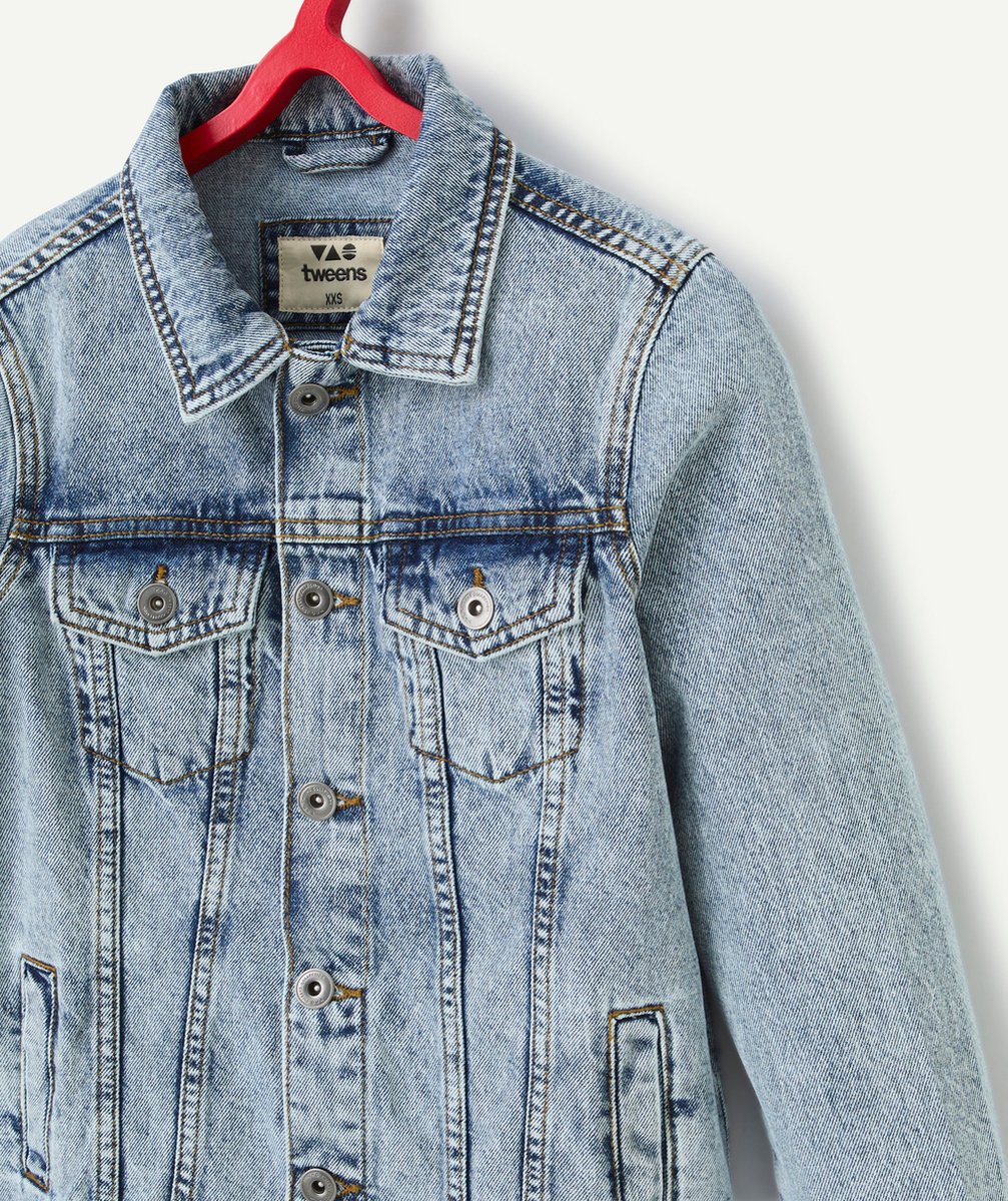veste garçon en denim low impact