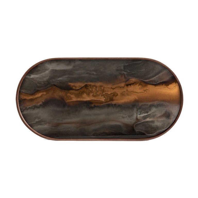 Ethnicraft Organic dienblad 71x36 bronze