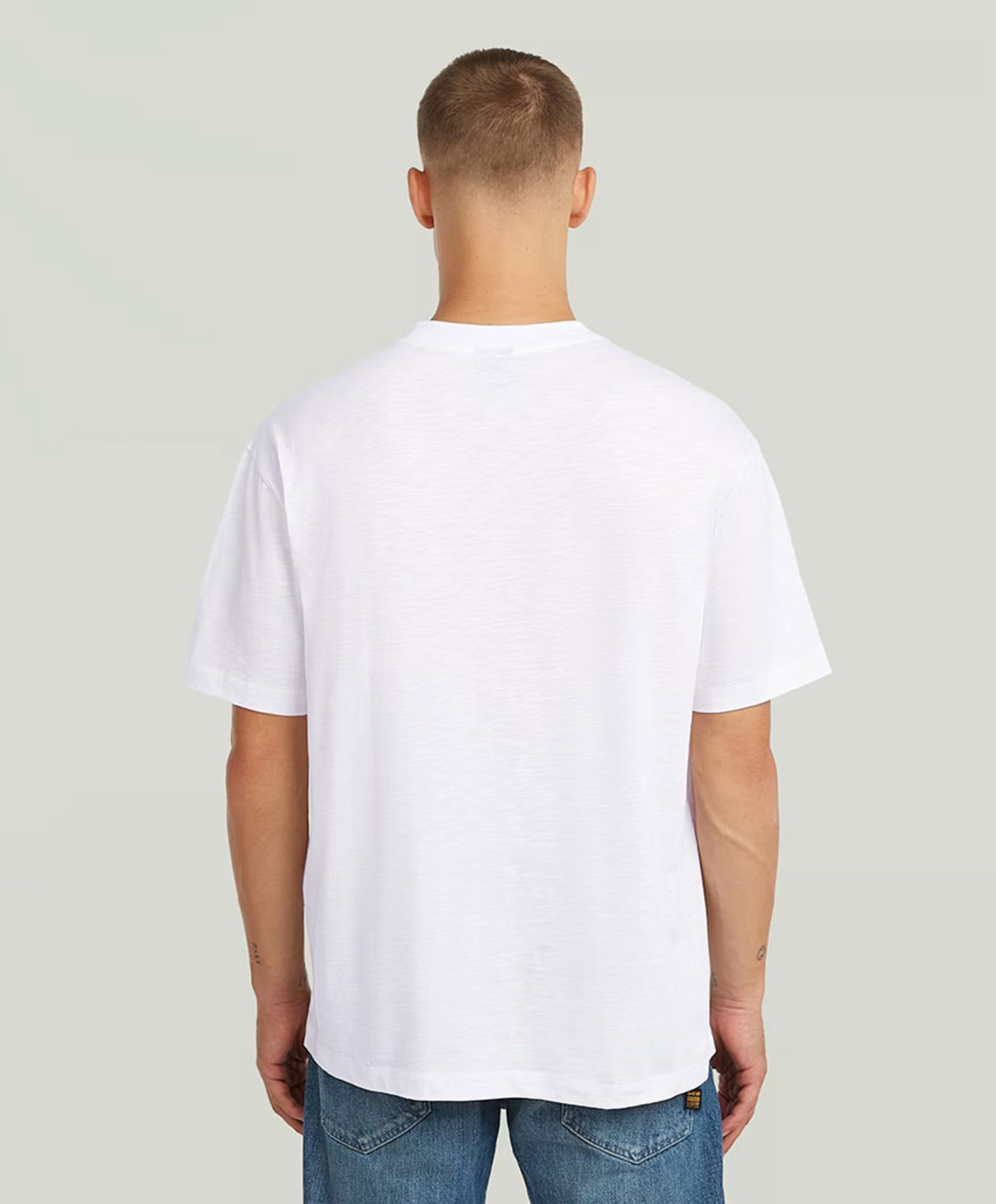 G-Star Raw Heren T-shirt wit