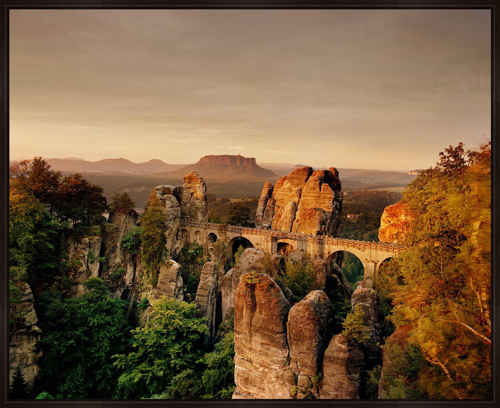 Bastei, Elbsandsteingebirge by Berthold Steinhilber - Limited Edition. Edition of: 150. Signed.