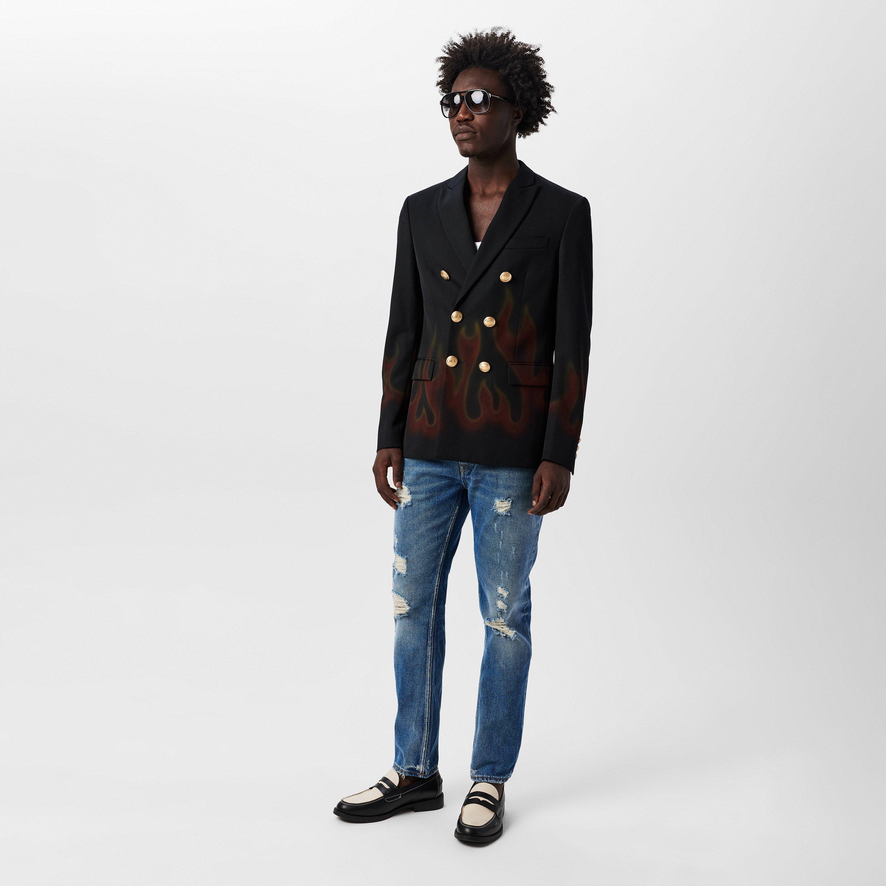 Palm Angels Burning Doublebreast Blazer