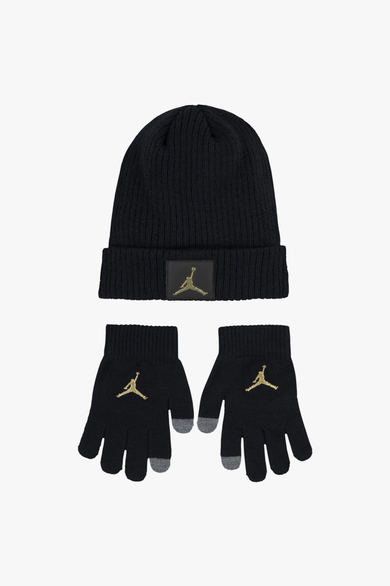 JORDAN Metal Jumpmanpatch Mütze + Hanschuh