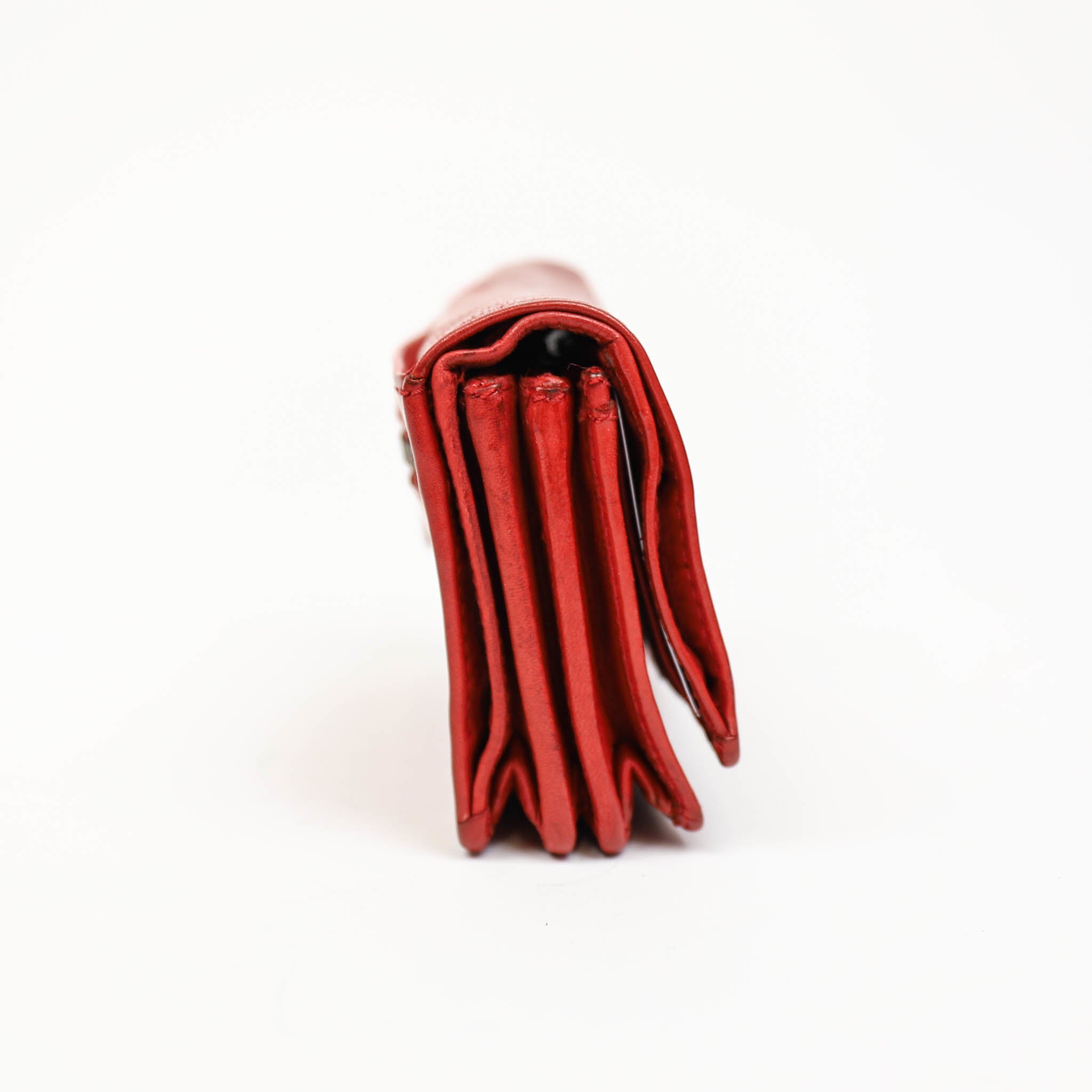 Overslag portemonnee 'Nina' rood Rood