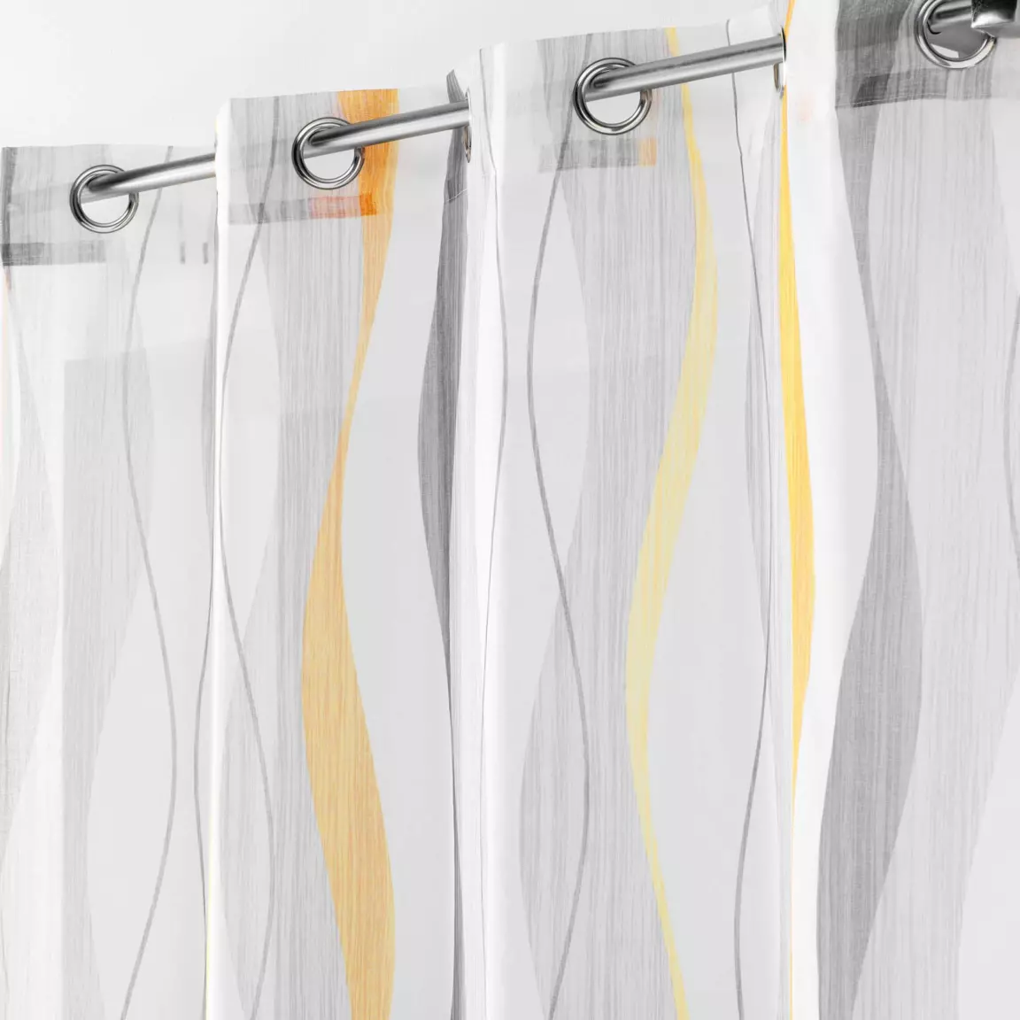 Voilage œillets (140 x 240 cm) Ondulys Blanc