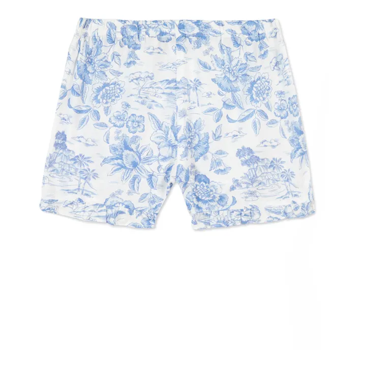 Tartine et Chocolat Blouse et Short Fleuris | Bleu