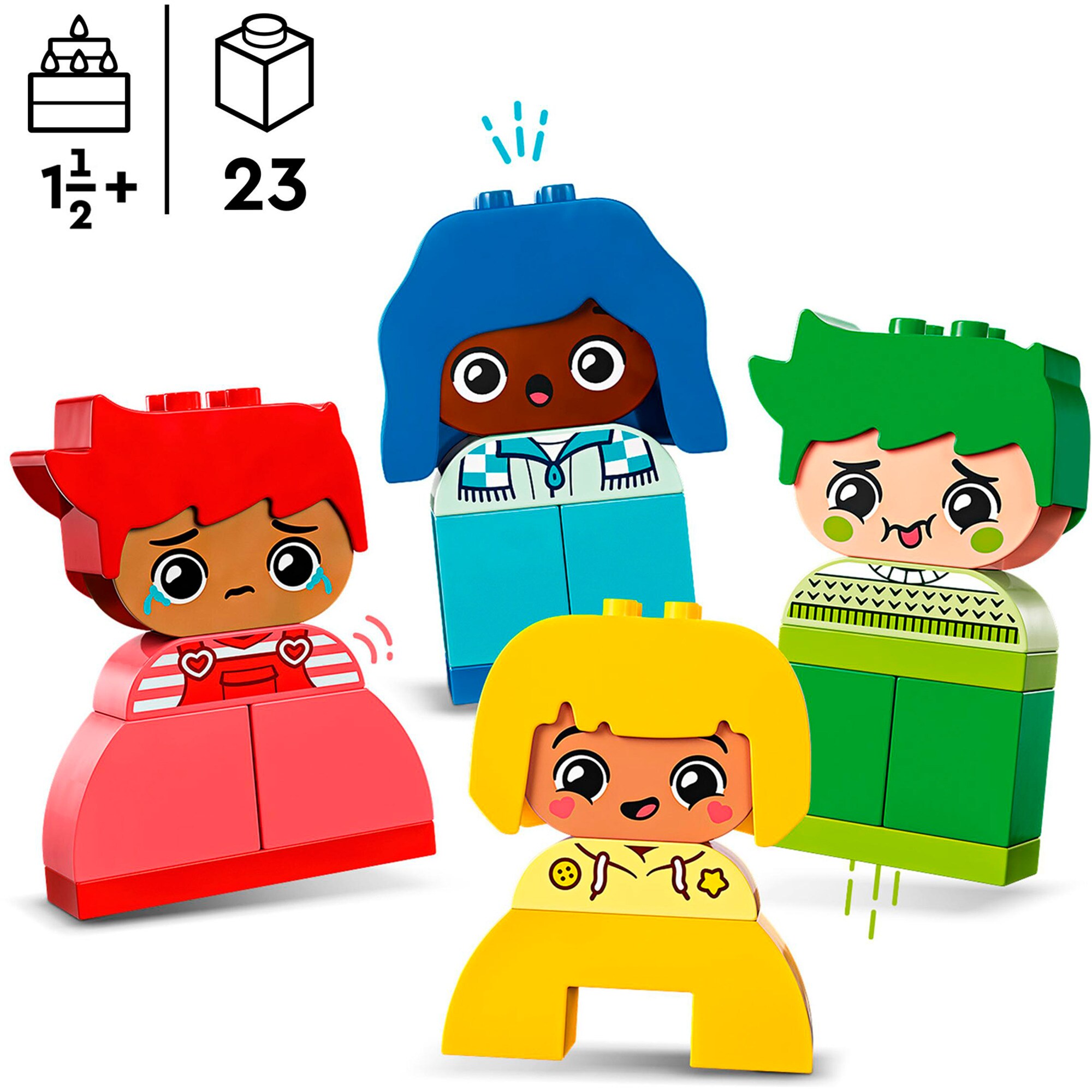 LEGO Konstruktionsspielzeug DUPLO Große Gefühle