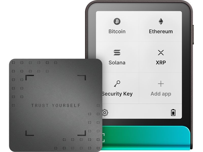 Ledger Flex Oxidate Green Hardware-Wallet für Schutz digitaler Vermögenswerte inkl. Recovery Key