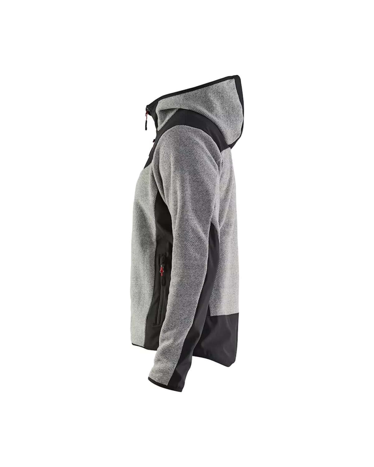 Blåkläder 594025369099S Gebreid jack met softshell - Grijs mÃªlee/Zwart - S