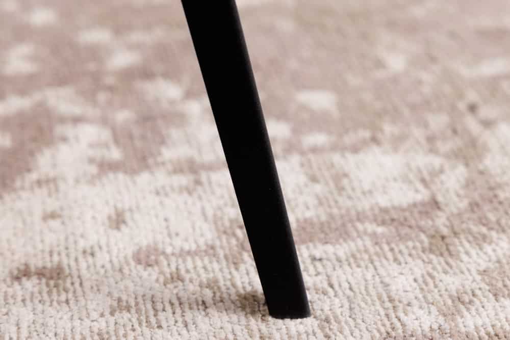 Boho Stehlampe VIENNA 142cm natur schwarz Wiener Geflecht Metall Dreifuß Stehleuchte