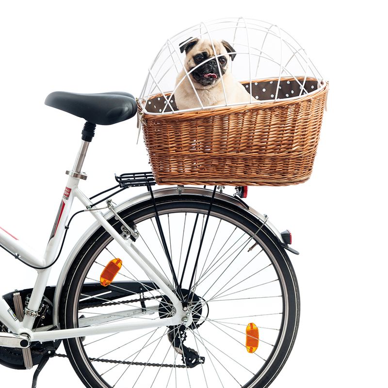 Panier de transport pour vélo Aumüller avec grille de protection