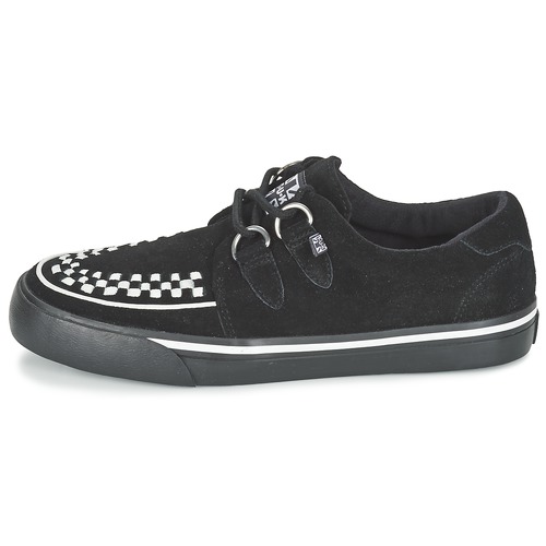 TUK - CREEPERS SNEAKERS - Noir / blanc