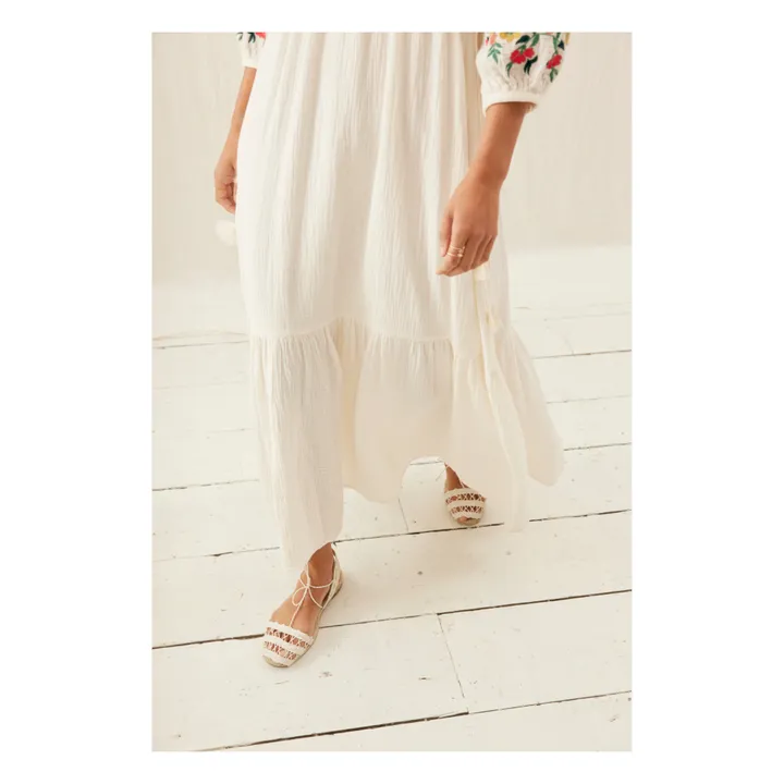 Louise Misha Robe Bali Coton Bio - Collection Femme | Ecru