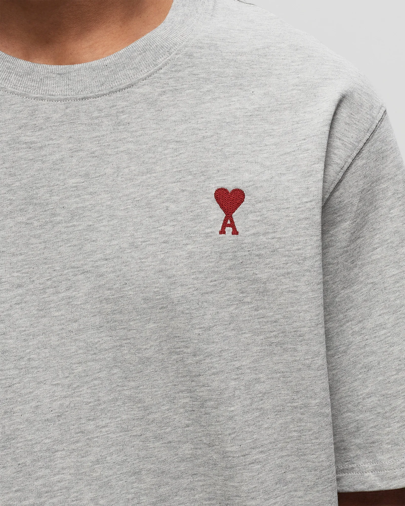 AMI Paris RED AMI DE COEUR TEE