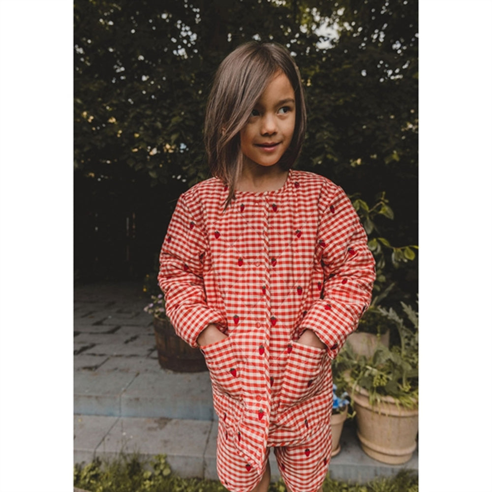 Molly Shorts Berry Gingham - Flöss → Luksusbaby.dk