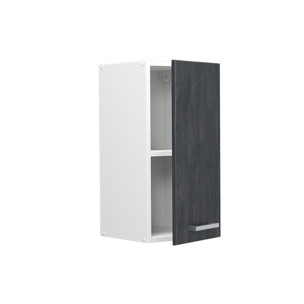 Vicco Hängeschrank R-Line Schwarz Beton Weiß 30 cm