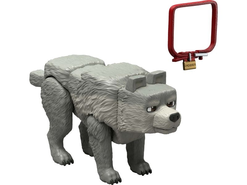 Mattel Minecraft Dennis der Wolf Actionfigur und Zubehör 8 Kinderspielzeugfigur