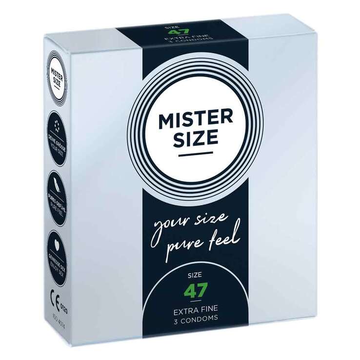 MISTER SIZE 47 Kondome, 3 St