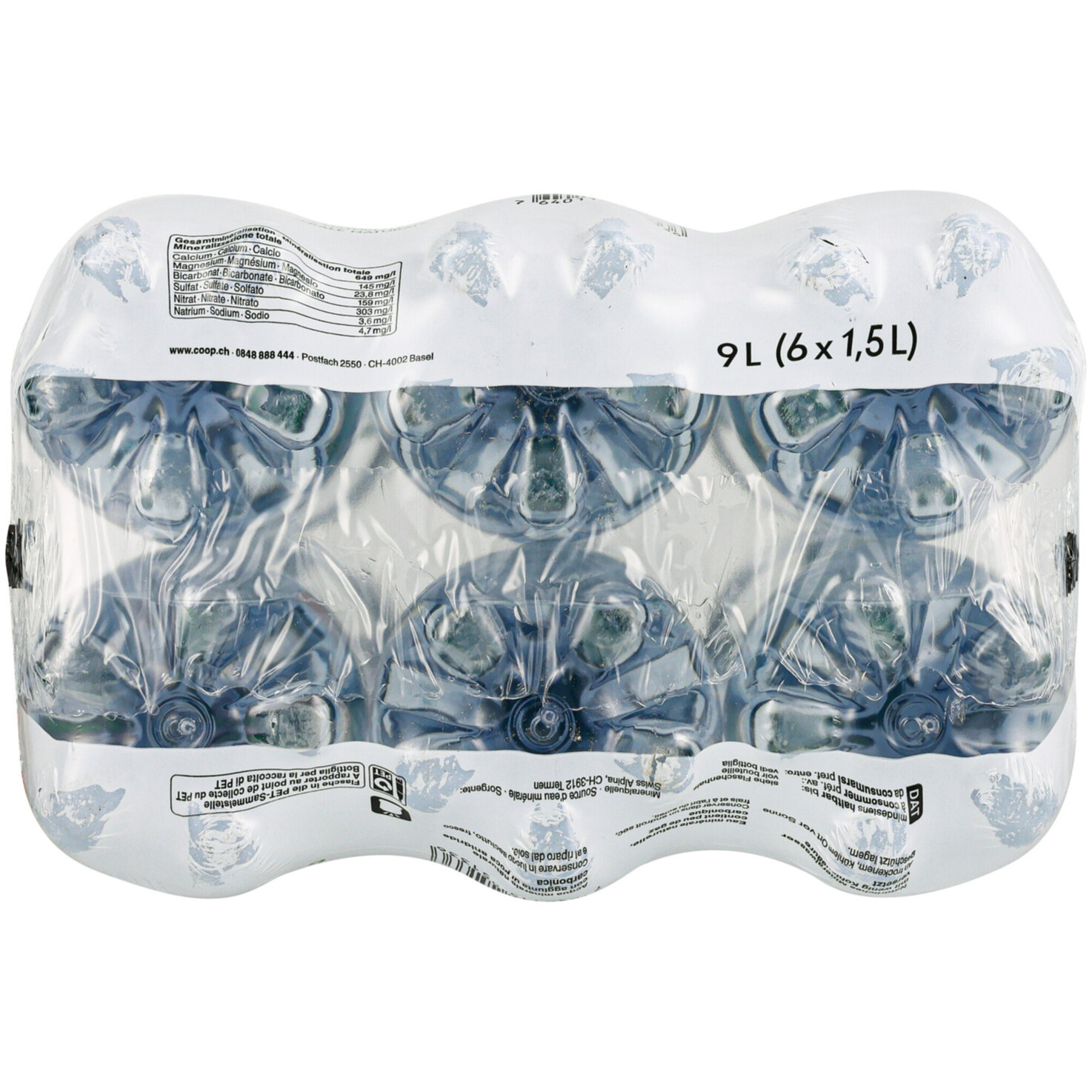 Swiss Alpina Grün Mineralwasser mit wenig Kohlensäure 6x1,5l